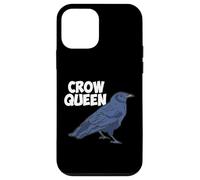 Divertido abanico gótico de naturaleza gótica con forma de reina de pájaro, cuervo y vida silvestre Carcasa para iPhone 12 mini