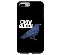 Divertido abanico gótico de naturaleza gótica con forma de reina de pájaro, cuervo y vida silvestre Carcasa para iPhone 7 Plus/8 Plus