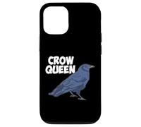 Divertido abanico gótico de naturaleza gótica con forma de reina de pájaro, cuervo y vida silvestre Carcasa para iPhone 12/12 Pro