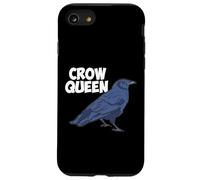 Divertido abanico gótico de naturaleza gótica con forma de reina de pájaro, cuervo y vida silvestre Carcasa para iPhone SE (2020) / 7 / 8
