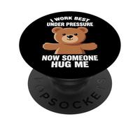 Divertido Abrazo De Teddy Peluche Presión Reducción Bear PopSockets PopGrip Adhesivo