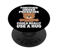 Divertido Abrazo De Teddy Peluche Presión Reducción Bear PopSockets PopGrip Adhesivo