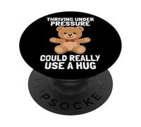 Divertido Abrazo De Teddy Peluche Presión Reducción Bear PopSockets PopGrip Adhesivo