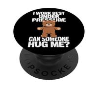 Divertido Abrazo De Teddy Peluche Presión Reducción Bear PopSockets PopGrip Adhesivo