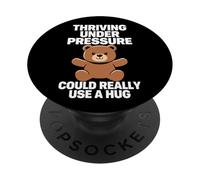 Divertido Abrazo De Teddy Peluche Presión Reducción Bear PopSockets PopGrip Adhesivo