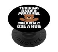 Divertido Abrazo De Teddy Peluche Presión Reducción Bear PopSockets PopGrip Adhesivo