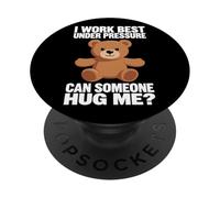 Divertido Abrazo De Teddy Peluche Presión Reducción Bear PopSockets PopGrip Adhesivo