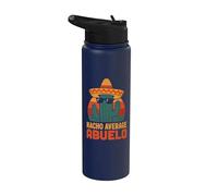 Divertido Abuelo Broma Humor Diciendo Nacho Promedio Abuelo Hombres Stainless Steel Insulated Water Bottle