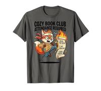 Divertido Acogedor Asistencia Requerido Fox Reading Cute Camiseta