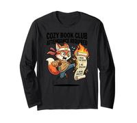 Divertido Acogedor Asistencia Requerido Fox Reading Cute Manga Larga