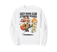 Divertido Acogedor Asistencia Requerido Fox Reading Cute Sudadera