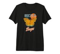 Divertido Adicto a los Insectos Mariposa Naranja Amantes de Insectos Camiseta Premium