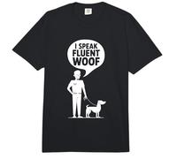 Divertido adiestrador de Perros Dog Sitter I Speak Fluent Woof Comfort Colors Adult Heavyweight T-Shirt