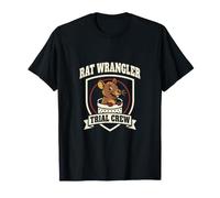 Divertido adiestrador de Perros Rat Wrangler Barn Hunt Camiseta