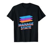 Divertido Administrar Estado Retro Dichos Programador Camiseta