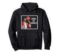 Divertido Adulto Jesucristo Stop God Be Nice Iglesia Cristiano Sudadera con Capucha