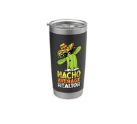 Divertido Agente Inmobiliario Humor Divertido Nacho Promedio Agente Inmobiliario Vaso térmico de acero inoxidable de doble pared
