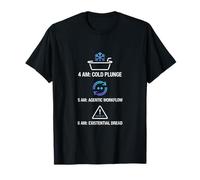 Divertido AI Rutina matutina Cold Plunge Flujo de Trabajo agénico Camiseta
