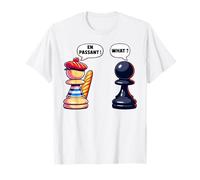 Divertido Ajedrez Peón Move En Passant Captura Humor Jaque mate Camiseta