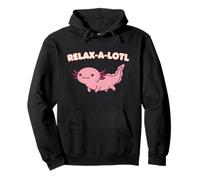 Divertido ajolote Adorable para Mascotas Relax-a-Lotl Sudadera con Capucha