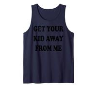 Divertido, aleja a tu hijo de mí, profesor, Summer Off Duty Bk Camiseta sin Mangas