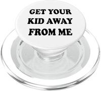 Divertido, aleja a tu hijo de mí, profesor, Summer Off Duty Bk PopSockets PopGrip para MagSafe