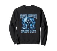 Divertido Alfa Lobo Meme Parpadea Si Me Quieres Bootleg Sudadera