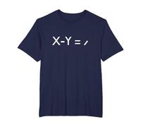 Divertido Álgebra Matemática X Menos Y Regalo Camiseta, Hombre Tallas Grandes, Azul Marino, 6X Alto