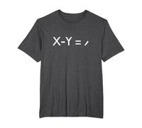 Divertido Álgebra Matemática X Menos Y Regalo Camiseta, Hombre Tallas Grandes, Jaspeado Oscuro, 6X Alto