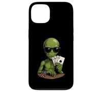 Divertido Alien Casino Poker Jugador Jugador Apuestas Carcasa para iPhone 13
