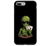Divertido Alien Casino Poker Jugador Jugador Apuestas Carcasa para iPhone 7 Plus/8 Plus