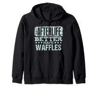 Divertido Amante De Gofres Desayuno Comida Humor Brunch Fans Sudadera con Capucha