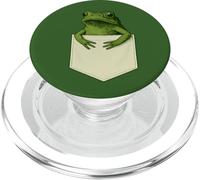 Divertido amante de la rana de bolsillo para hombres, mujeres, niños, niñas y niños pequeños PopSockets PopGrip para MagSafe