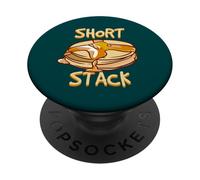 Divertido Amante de Las Tortitas Short Stack PopSockets PopGrip Adhesivo