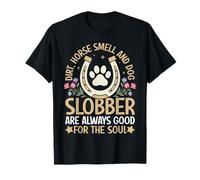 Divertido Amante de los Animales de Granja con Olor a Tierra y babosas de Perro Camiseta