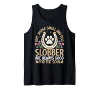Divertido Amante de los Animales de Granja con Olor a Tierra y babosas de Perro Camiseta sin Mangas