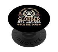 Divertido Amante de los Animales de Granja con Olor a Tierra y babosas de Perro PopSockets PopGrip Adhesivo