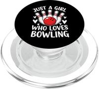 Divertido Amante De Los Bolos Solo Una Chica Bowling PopSockets PopGrip para MagSafe