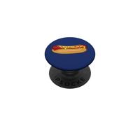Divertido Amante de los Hot Dogs PopSockets PopGrip Adhesivo