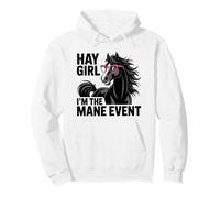 Divertido Amante del Caballo Lindo Ecuestre Mane Evento Sudadera con Capucha