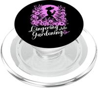 Divertido amante del jardín persistente mientras trabaja en el jardín PopSockets PopGrip para MagSafe