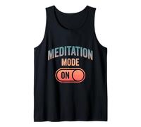 Divertido Amante Meditación Calma Mente Zen Humor Camiseta sin Mangas