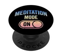 Divertido Amante Meditación Calma Mente Zen Humor PopSockets PopGrip Adhesivo