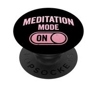 Divertido Amante Meditación Calma Mente Zen Humor PopSockets PopGrip Adhesivo