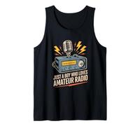 Divertido Amateur Radio Amante Boy Retro CB Equipo Camiseta sin Mangas