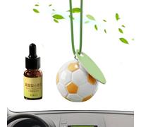 Divertido ambientador de coche | Aroma de coche de larga duración - Adorno colgante | Fin del fútbol aroma de vehículo | Adecuado para vehículos de motor, camiones, espejo retrovisor interior para