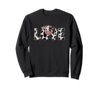 Divertido Amor Diciendo con Cabeza De Vaca Sarcástico Sudadera