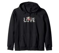 Divertido Amor Diciendo con Cabeza De Vaca Sarcástico Sudadera con Capucha