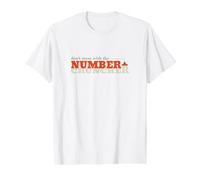 Divertido analizador de números de Contabilidad Camiseta gráfica económica, Hombre, Blanco, M