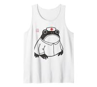 Divertido Animal de enfermería Grumpy Frog Medical Healthcare Camiseta sin Mangas